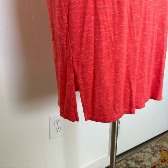 Anthropologie Saturday Sunday Asa Tank Coral Dress Size XS Orange Cross Back - Picture 8 of 8